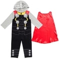 thumbnail image 1 of Capa de cosplay con cremallera Marvel Thor para niños pequeños, 5T, 1 of 7