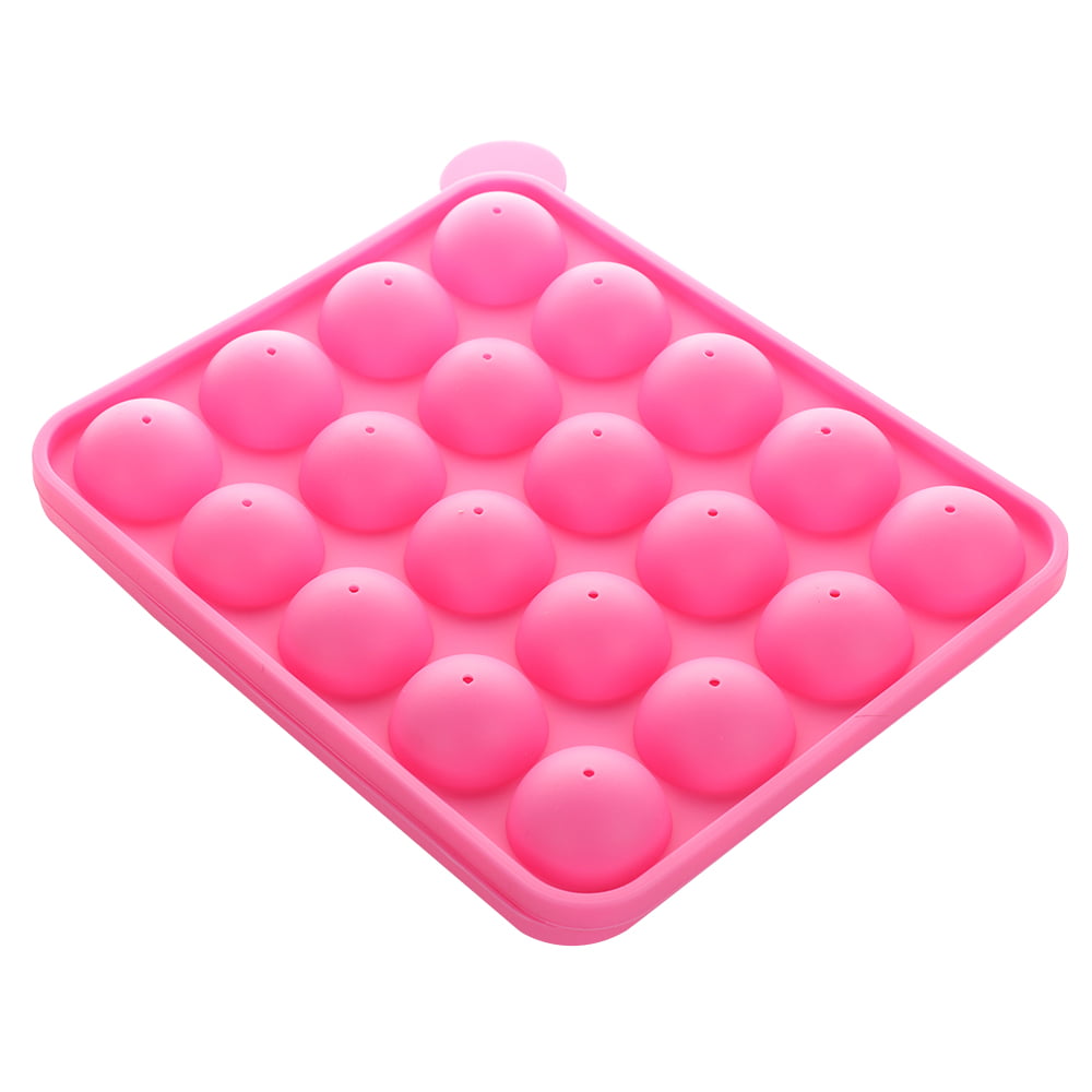 20 Hole Silicone Lollipop Mould Chocolate Cookies Mold Ice Baking Tray Stick