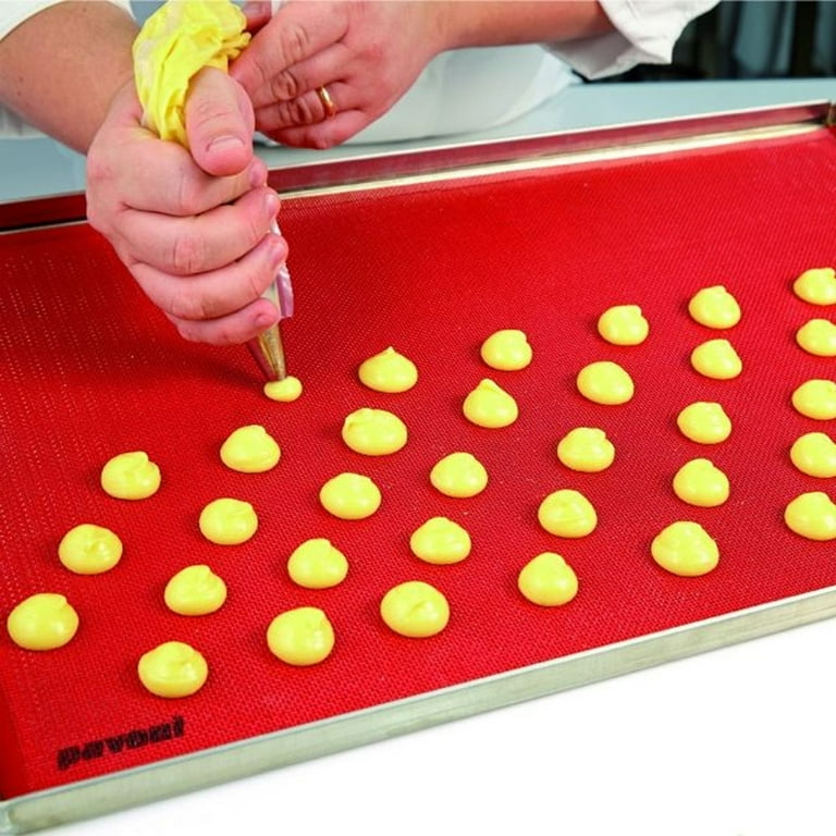 LotFancy Macaron Silicone Baking Mat, 16.5 x 11.5 in, 2Pcs