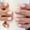 Design 4, variant on 24Pcs Cat Eye Press on Nails with Marble Design, French Tips Manicure Art Acrylic Medium Almond Fake Nails Stick on Nails Glossy Purple Cat Eye Full Cover False Nails Gel Glue on Nails for Women Girls