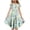 K, variant on Auroural Girls Dresses Size 8-10 Girls' Summer Flower Print Short Sleeve Ruffled Pockets Round-Neck Printed Dress For Kids
