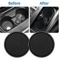 thumbnail image 4 of 2/4pcs Car Auto Cup Holder Anti Slip Insert Coasters Pads Universal Car Interior Accessories Car Cup Holders Black For Car Home, 4 of 5