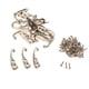 thumbnail image 4 of Kits de Ganchos para Batas de 20 Piezas BLESIY Accesorios para El Del Hotel en hogar Decoración Blanco Titular de gancho de bolso, 4 of 8
