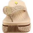 thumbnail image 4 of Volatile Women's Island Wedge Thong Sandal (Natural, 11), 4 of 7