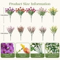 thumbnail image 3 of Flores artificiales ShareConn para decoración de exteriores, 24 unidades, 3 of 9