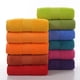 thumbnail image 2 of Nvzi 2 toallas de mano de algodón, lisas, supersuaves y muy absorbentes para el baño, toallas de baño de 33 x 74 cm, suaves y absorbentes, toallas de hotel, color verde., 2 of 3