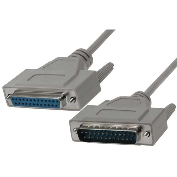 SF Cable DB25 M/F Extension Straight Thru Cable, 50 feet