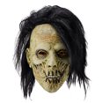 thumbnail image 1 of Casco de látex con forma de calavera con pelo para el carnaval de Halloween, 1 of 4