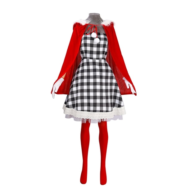 Ropa de cosplay de Cindy, monstruo navideño, ropa de cosplay de Cindy, regalo de Navidad, ropa de actuación, cosplay