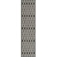 thumbnail image 2 of Jill Zarin Outdoor Collection Area Rug - Turks and Caicos (2' x 8' Runner Charcoal Gray/Ivory), 2 of 8