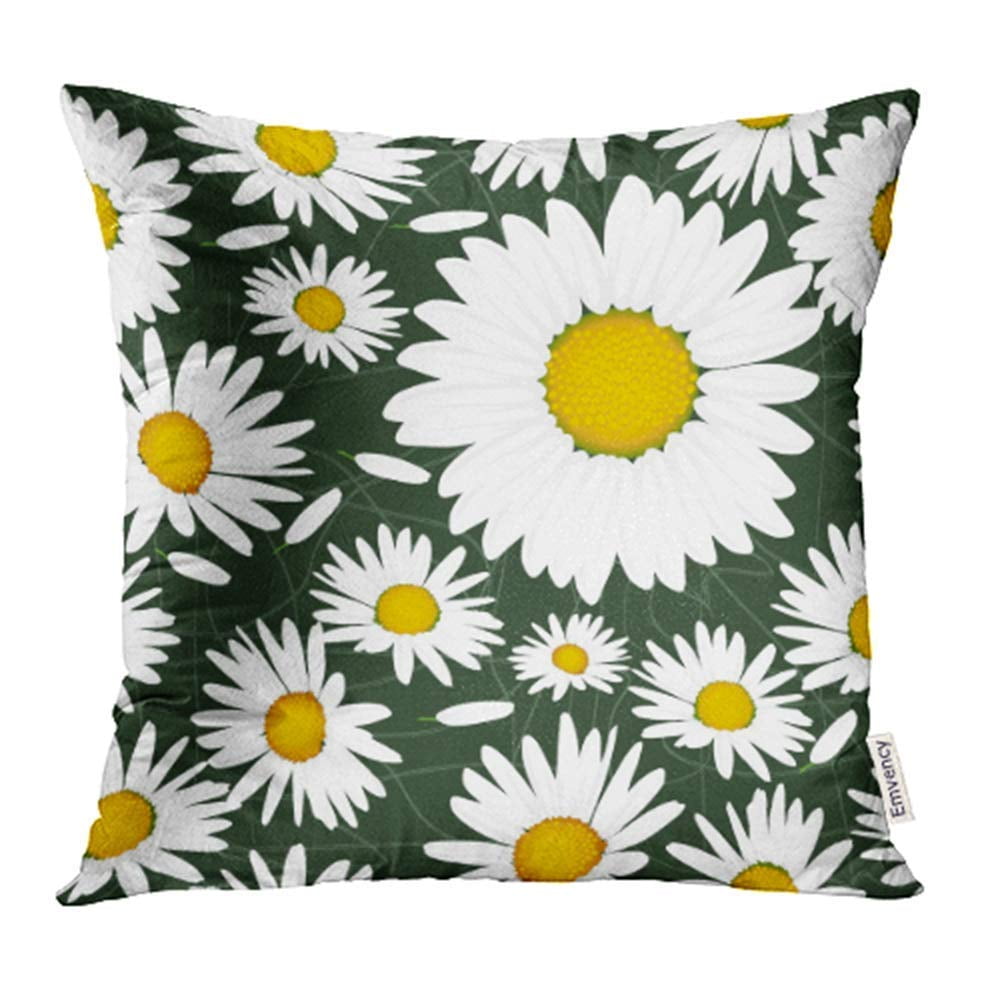 ARHOME Blue Daisy Floral with Daisies Flowers Colorful Abstract