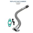 thumbnail image 2 of Engine Turbocharger Oil Return Hose Line Oil Return Drain Line_gift Of G, 2 of 5