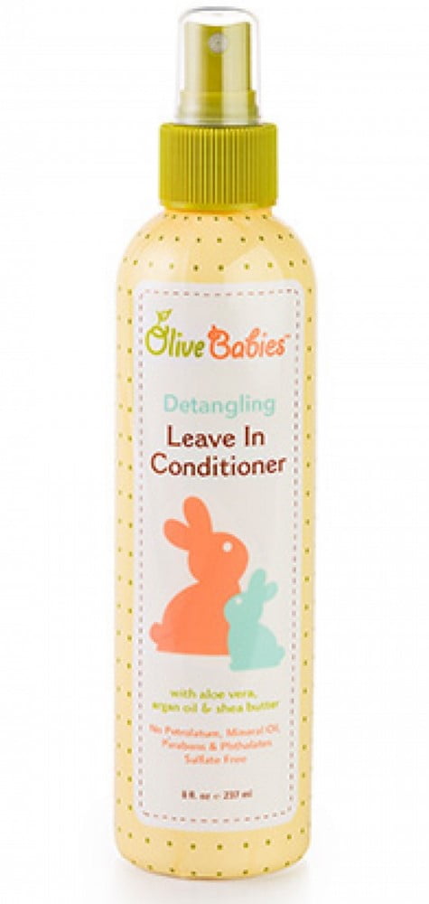 Olive Babies Detangling Leave-In Conditioner Spray 8 oz - (Pack of 3)