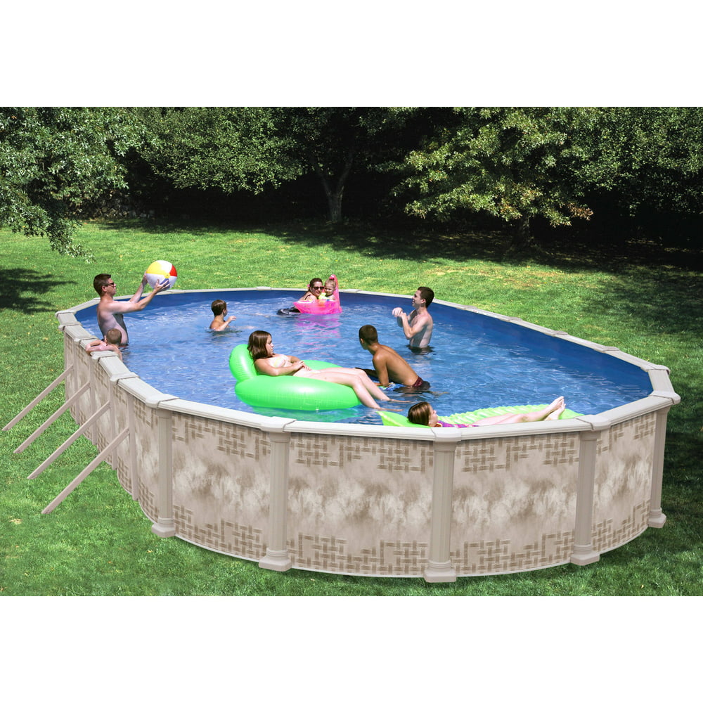 Modern How To Install An Oval Above Ground Swimming Pool for Simple Design