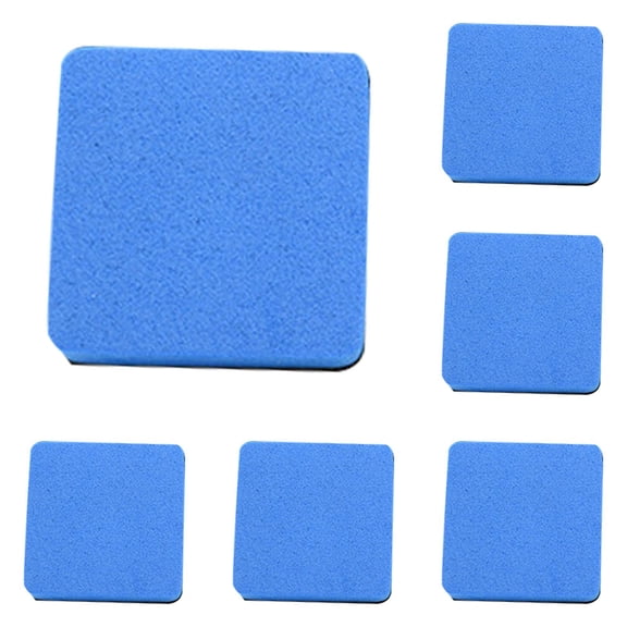 Dry Erase Erasers, Mini Magnetic Whiteboard Eraser Chalkboard Eraser, 2×2 Inch Square Dry Erase Board Cleaner for Study Place, Office and Home, Chalkboard Cleaning Supplies,Light blue-5pcs