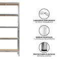 thumbnail image 4 of Set de 2  Estantes Metálicos Organizador Anaquel Mueble 5 Niveles, 4 of 7