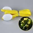 thumbnail image 2 of Cordones de zapatos LED Flash Light Intermitente Nylon Party Shoe String Amarillo Yuyangstore cordones de zapatos iluminados, 2 of 8