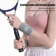 thumbnail image 3 of 2 Paires de Bracelets Sport Bandeaux Anti-Transpiration Polyester Coton Unisexe Violet, 3 of 7