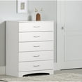 thumbnail image 2 of South Shore Maddox 5 Drawer Chest in Pure White Finish, 2 of 6