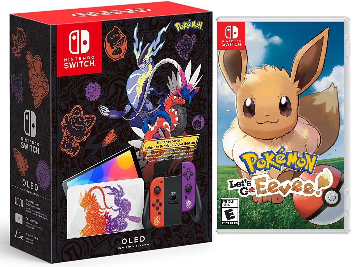 Nintendo Switch Pokemon + Pokemon Let's Go Eevee! Game Bundle - Walmart.com