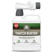 Turf Titan Thatch Buster, Hose End Liquid Lawn Aerator & Dethatcher 32oz, Covers 6000 sq ft