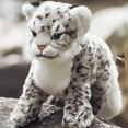 thumbnail image 3 of Snow Leopard Stuffed Animals Plush Toy, Stuffed Snow Leopard Plush White Leopard Plushies, Realistic Stuffed Animals, 3 of 7