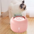 thumbnail image 4 of Fuente de agua automática portátil para gatos, dispensador de agua potable para mascotas, fuente de circulación de agua de alimentación para gatos y , Rosado Sunnimix Bebedero para gatos, 4 of 7