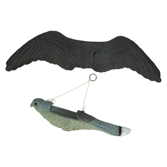 FYBTO Owl Decoy Large Flying Scare Birds Away Pest Control Plastic Owl Decoration Ornament for Garden-0907