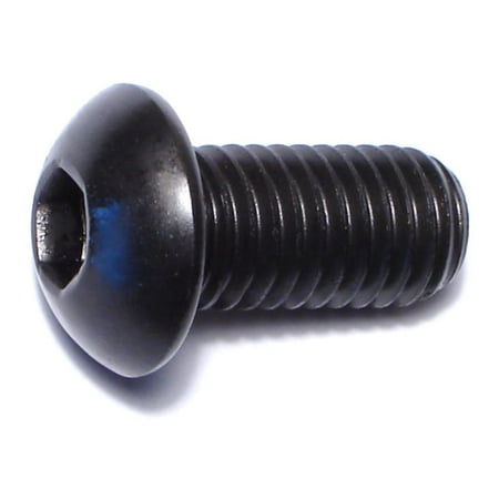 

10mm-1.5 x 20mm Black Oxide Class 10.9 Steel Coarse Thread Button Head Hex Socket Cap Screws