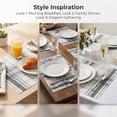 thumbnail image 3 of Unique Bargains Placemats Set of 6 Placemats for Kitchen Dining Table Washable Green, 3 of 7