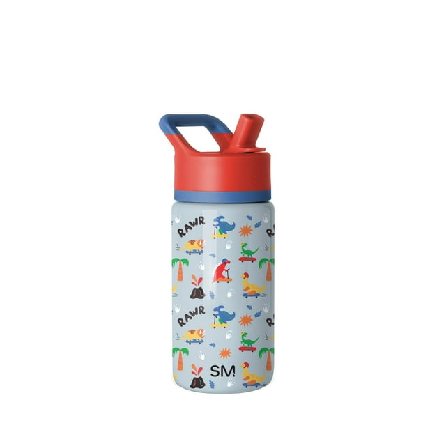 Botella de agua aislada para niños simples y modernos