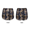 thumbnail image 6 of Goofa Watercolor Snake Skin Printed Women 2 in 1 Running Shorts,Quick Dry Athletic Workout Shorts,High Waisted Athletic Shorts with Liner Pockets-Large, 6 of 9