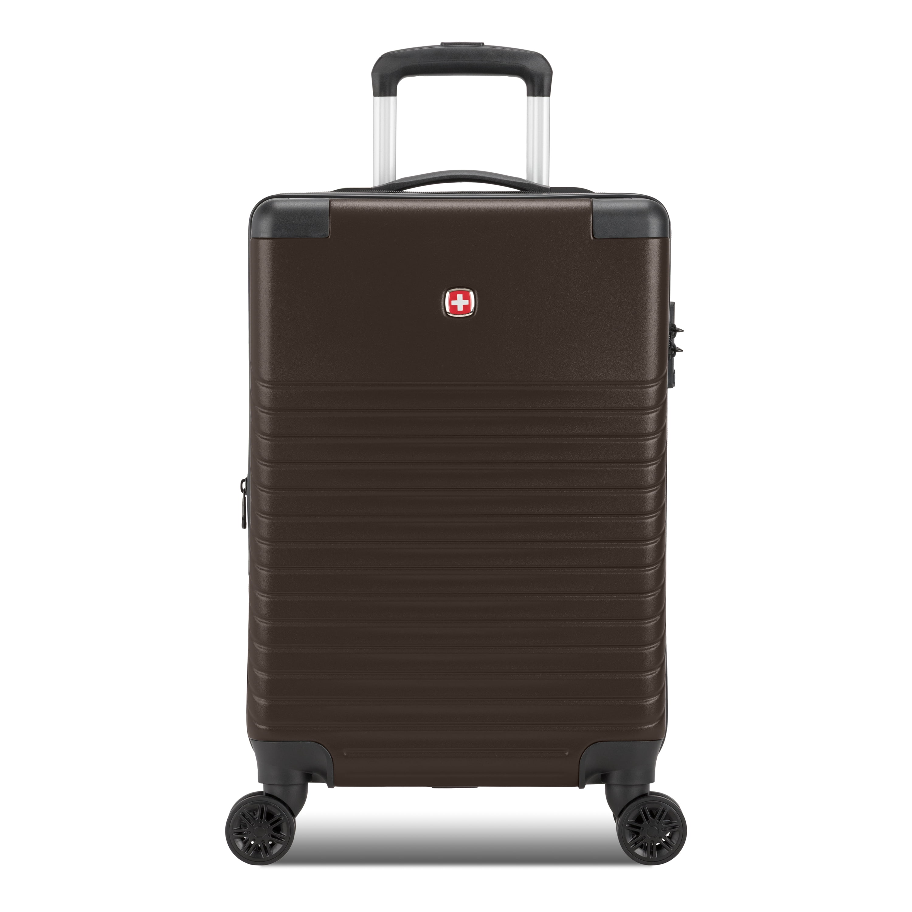 SWISSGEAR Edge Hardside Carry-On Spinner, Mocha Brown