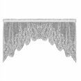 thumbnail image 2 of Heritage Lace Floret 68-Inch Wide by 32-Inch Drop Swag Pair, Ecru, 2 of 4