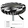 thumbnail image 4 of Hirioo 3D Vortex Illusion for Round Bar Stool Seat Covers Washable Stool Cushion Slipcover Elastic Bar Chair Covers for 12-14 Inch Chair-13 inch, 4 of 7