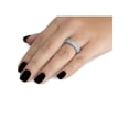 thumbnail image 4 of 1 1/10ct Pave Diamond Wedding Ring 14K White Gold, 4 of 4