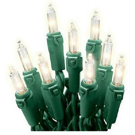 Holiday Wonderland 48350-88 450 Count / 3 Sets  x 150 Clear Incandescent Mini Light Set - Quantity of 1