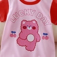 thumbnail image 5 of JUMEYU Unisex Baby Jumpsuit Baby Boy Shirt Romper Summer Infant Clothes 0 3 6 9 12 18 24 Months (Pink,12-15 Months), 5 of 7