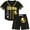 Black, variant on Boys Bart Simpson Baseball Jersey Shirt and Shorts Clothing Set- Little and Big Boys Sizes 4-20