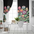 thumbnail image 5 of Boho Tulip Flower Blackout Curtains for Bedroom, Spring Watercolor Abstract Floral Plant Thermal Insulated Kitchen Drapes with Grommets, Light Blocking Window Treatment, 2 Panels 42" x 63", 5 of 7