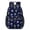 Alien and UFO-1, variant on Alien Head and UFO Deep Black Pattern 17" School Backpacks for Teens,Waterproof Oxford Fabric,S-Shape Padded Straps for School,Travel,Hiking,Camping