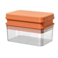 thumbnail image 1 of Space Saving Press Type Ice Cube Tray Ice Maker Machine Accessories Large Capacity Ice Cube Maker With Bin One Second Release With Lid And Scoop Bpa Free Ice Storage Box Making Ice, 1 of 8