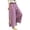 Purple, variant on Clothing Plus Size Pants for Women Women's Boho Embroidered Linen Palazzo Pants Wide Leg Cropped Pant Casual Flowy Trousers lightweight summer pants for women breathable Purple XXXXXL