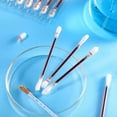 thumbnail image 4 of 100pcs Disposable Wound Cotton Swab Disinfection Iodophor Cotton Stick For Infant Kids, 4 of 5