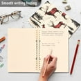 thumbnail image 4 of FORMRS 1-Subject Spiral Notebook 8" x 5" College Ruled 60 Refillable Sheet A5 Hard Cover, 2 Pack, Plaid Deer, 4 of 7