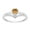 Citrine, variant on 0.75 Ctw Heart Cut Peridot Gemstone 925 Sterling Silver Solitaire Curve Engagement Rings