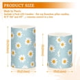 thumbnail image 3 of Daisy White Dots Pattern Flameless LED Candle Set with Remote, Battery Operated Color Changing Pillar Candles, Set of 2, 3 of 7