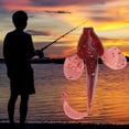 thumbnail image 4 of 6-Pack PVC Salamander Shaped Fishing Lure Bait, Soft Tail, 10cm, 4 of 8
