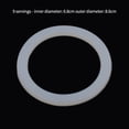 thumbnail image 2 of 2Pcs For 2/4/6/9 Cup Silicone Sealing Ring Gaskets Sealing Ring Moka Pot Coffee Maker Filter Accessories Kitchen Accessory, 2 of 6