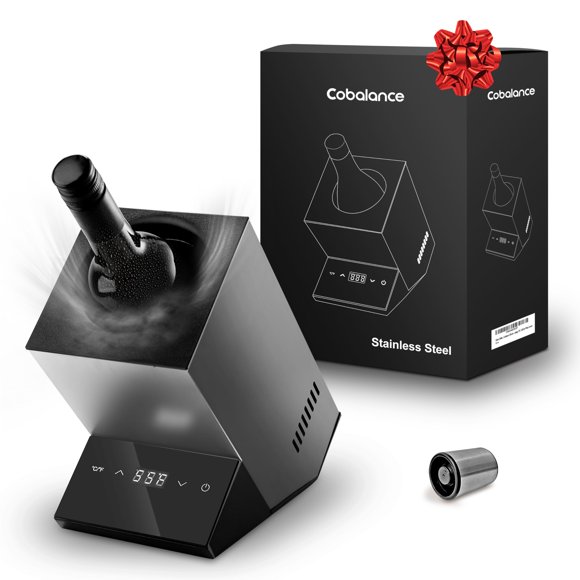 Enfriador de vino eléctrico Cobalance, botella de 750 ml
